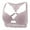 Purple, variant on Women's Bra Seamless Push Up Solid Color No Underwire Comfortable Adjustable Straps Perfect Shape Support Everyday Wear