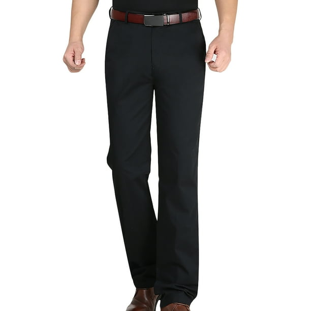 Pantalones largos de moda para hombre, casuales, de color puro, para exteriores, con cremallera y bolsillo, pantalones deportivos de algodón para hombre.