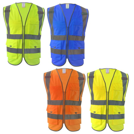 SFVest High Visibility Reflective Safety Vest Reflective Vest Multi ...