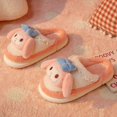 thumbnail image 1 of Sanrio-Zapatillas de casa de Hello Kitty para mujer, zapatos planos antideslizantes de felpa, dibujos animados, Kuromi Cinnamoroll Yk2, 1 of 4