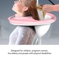 thumbnail image 2 of ACDANC Inflatable Shampoo Basin Portable Shampoo Bowl with Detachable Drain Hose Hair Washing Tray for Bedridden,Handicapped,Seniors,Pregnant,Wheelchair Person at Home Hospitals, 2 of 9