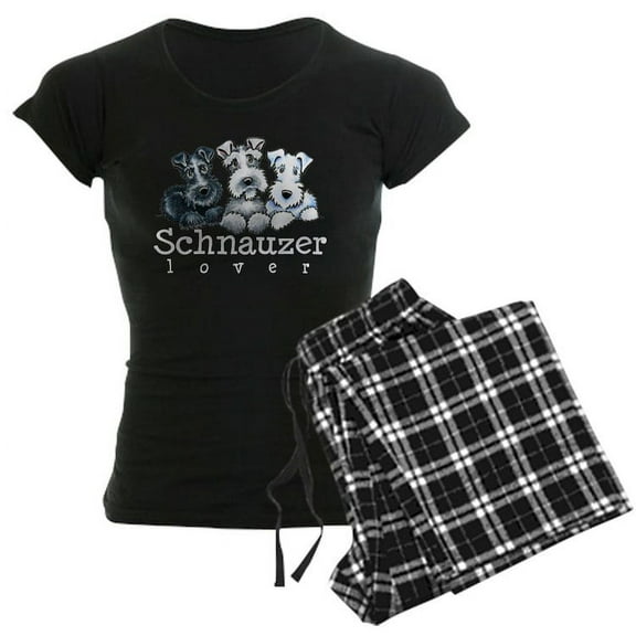 CafePress - Schnauzer Lover 15 Pajamas - Women's Dark Pajamas