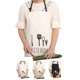 thumbnail image 3 of Hombres Mujeres Algodón Cocinar Delantales con cuello halter Sin mangas Restaurante Barbacoa Babero Cocina Tenedor Cuchara Delantales Noticed JJ9320-01, 3 of 7
