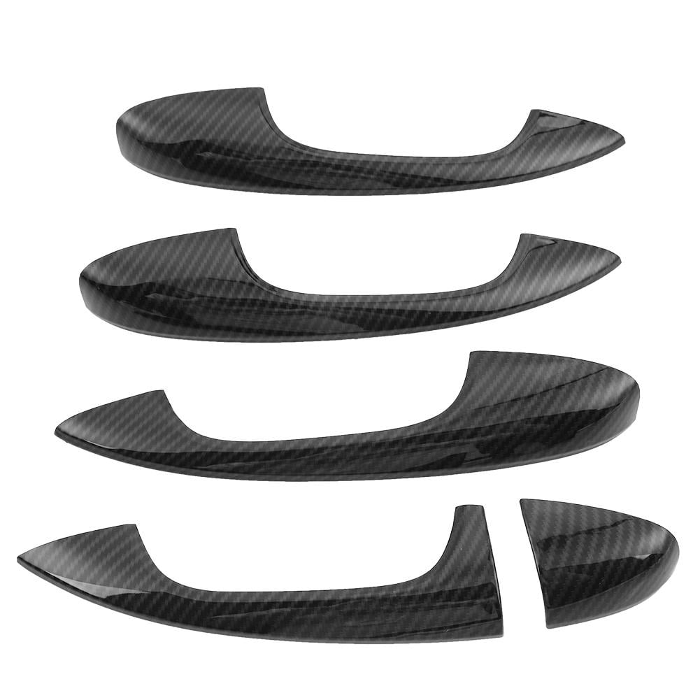 Car Carbon Fiber Style Door Handle Cover Trim for MercedesBenz CClass