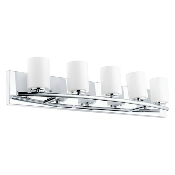 201714A-Eglo Lighting-Abete - 5 Light Bath Vanity In Contemporary Style-5.75 Inches Tall and 29.13 Inches Wide