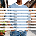 thumbnail image 4 of Men’s Crew Neck Short Sleeve T-Shirt Two Piece Set Stylish Comfortable Summer, 4 of 5