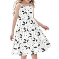 thumbnail image 2 of LOVZFMLL Robe d'Été Sans Manches à Bretelles Boho pour Fillettes, 4-14 Ans, 2 of 7