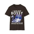 thumbnail image 2 of I'm Not Bossy I Just Know What You Should Be Doing Feline Unisex T-Shirt, 2 of 5