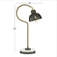 thumbnail image 4 of DecMode 22" Spotlight Black Desk Lamp with Black Metal Shade, 4 of 10