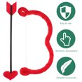 thumbnail image 4 of Mini juego de arco y flecha de Cupido, accesorios para fotos de disfraz de Cupido, accesorios para presentaciones de Cupido para eventos festivos con temática de Cupido, suministros para fiestas, 4 of 7