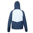 thumbnail image 4 of Chamarra Deportiva Wilson para Mujer Fusion Rompevientos Full Cierre y Capucha Bicolor Azul Talla G, 4 of 4