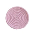 thumbnail image 1 of Nvzi Juego de 4 posavasos de algodón resistentes al calor para proteger la mesa, de 4,33 pulgadas, color rosa., 1 of 5
