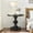 Black, variant on Roundhill Furniture Caesar Traditional Round Pedestal End Table, Espresso