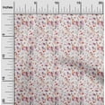thumbnail image 2 of oneOone Viscose Chiffon White Fabric Abstract Floral Dress Material Fabric Print Fabric By The Yard 42 Inch Wide, 2 of 4