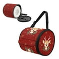 thumbnail image 2 of ZIATUBLE Christmas Deer Toilet Paper Holder Soft Hanging Paper Towel Case Dustproof Paper Towel Storage Bag Universal Carrying and Storage Case Stain Resistant Paper Case Box, 2 of 7