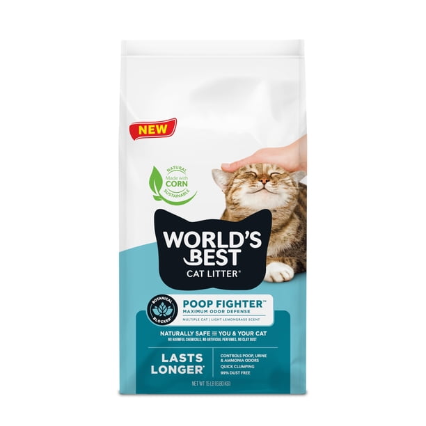 La arena para gatos, la mejor cazadora de excrementos del mundo, con un olor máximo de 6,8 kg