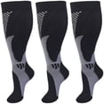 thumbnail image 3 of Calcetines de compresión de grasa de primavera y verano, calcetines elásticos deportivos de fitness para hombres y mujeres, calcetines de pantorrilla, 3 of 3