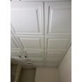 thumbnail image 4 of uDecor Cornerstone White Ceiling Tiles 2x2 - Box of 10, Durable PVC, Easy to Install Drop Tiles and Glue Up, Lightweight, Ceiling Decor for  & Residential Use, 4 of 5