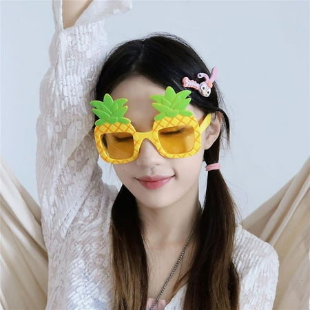 Pineapple Glasses Tiki Hawaiian Costume Accessory main image 0