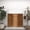 Brown, variant on SOFE Wood Short Privacy Screen Indoor, 2.6 ft Tall Shutters Folding Room Dividers 3 Panel, Brown Room Partitions and Dividers Freestanding, Farmhouse Foldable Wall for Home Bedroom Office