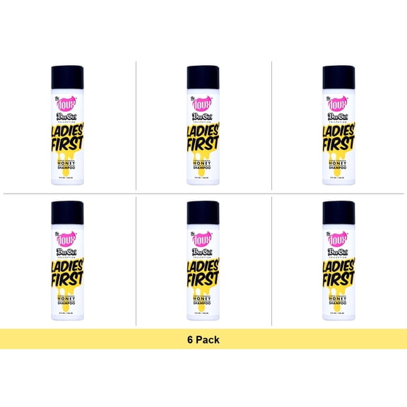 The Doux Bee Girl Ladies First Honey Shampoo, 8 oz - 6 Pack Bundle