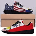 thumbnail image 3 of Iowa Stte EaStrn Goldfinch Bird and Wild Rose Flower Shoes Sneakers Black Size 10.5, 3 of 7