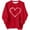 A01-Red, variant on yoeyez Oversized Crewneck Sweatshirts for Girls Baby Girl Valentines Outfit Heart Printed Long Sleeve Shirts Spring Valentines Clothes Red,2 Years