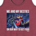 thumbnail image 3 of Disney - Darkwing Duck - Me & My Bestie Getting Food - Women's Racerback Tank Top, 3 of 5