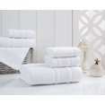 thumbnail image 3 of Qute Home Spa & Hotel Towels 6 Piece Towel Set, 2 Bath Towels, 2 Hand Towels, and 2 Washcloths - White, 3 of 8