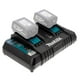 thumbnail image 5 of Cargador Makita de puerto Dual Óptimo 18v Rápido LXT Dc18rd, 5 of 10