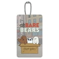 thumbnail image 1 of We Bare Bears Baby Bears Luggage Card Suitcase Carry-On ID Tag, 1 of 8
