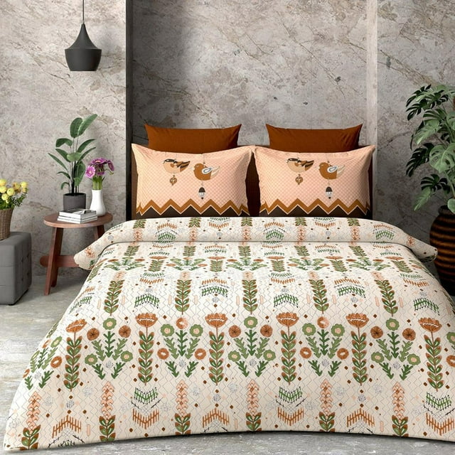 SereneSleep Premium Cotton Bedding Set - Brown