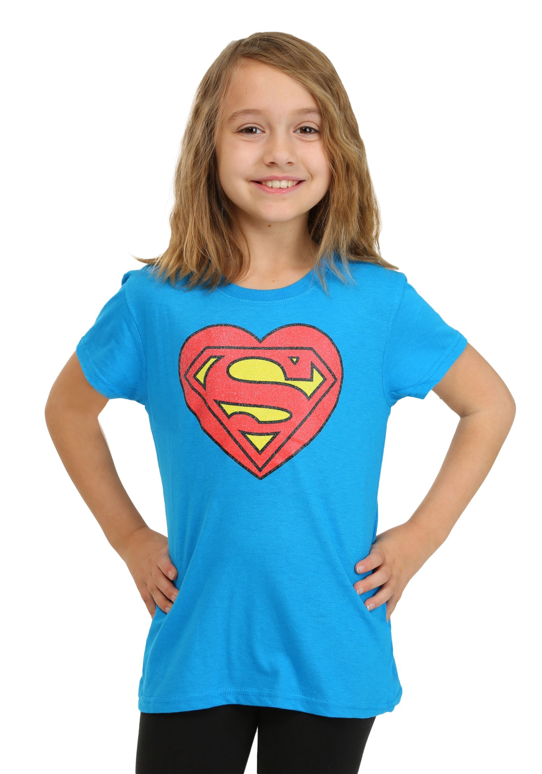 Supergirl Heart Logo Girls T-Shirt 