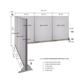 thumbnail image 2 of GOF L-shaped Freestanding Partition 120”D x 144”W x 60”H, Office Room Divider, Privacy Screen, Workstation Cubicle, 2 of 12