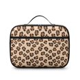 thumbnail image 2 of Brown and Beige Leopard Print Insulated Lunch Bag Teens,Bento School Lunch Bag for Teens for Work,Picnic or Travel 10.6x7.7x4.3 Inches,12 Can Capacity, 2 of 6