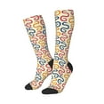 thumbnail image 2 of Fotbe Snake print Women's Men's Novelty Crew Socks Cotton Socks Knee High Socks for Walking,Running,Nurses,Pregnancy, 2 of 9
