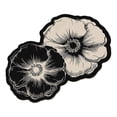 thumbnail image 6 of Floral Diatomaceous Earth Bath Mat, Quick Dry Bathroom Rug, 16 x 24 Inch French Floral Floor Mat for Shower Sink Vanity and Entryway, Absorbent Layered Surface with Scalloped Outline, 6 of 8