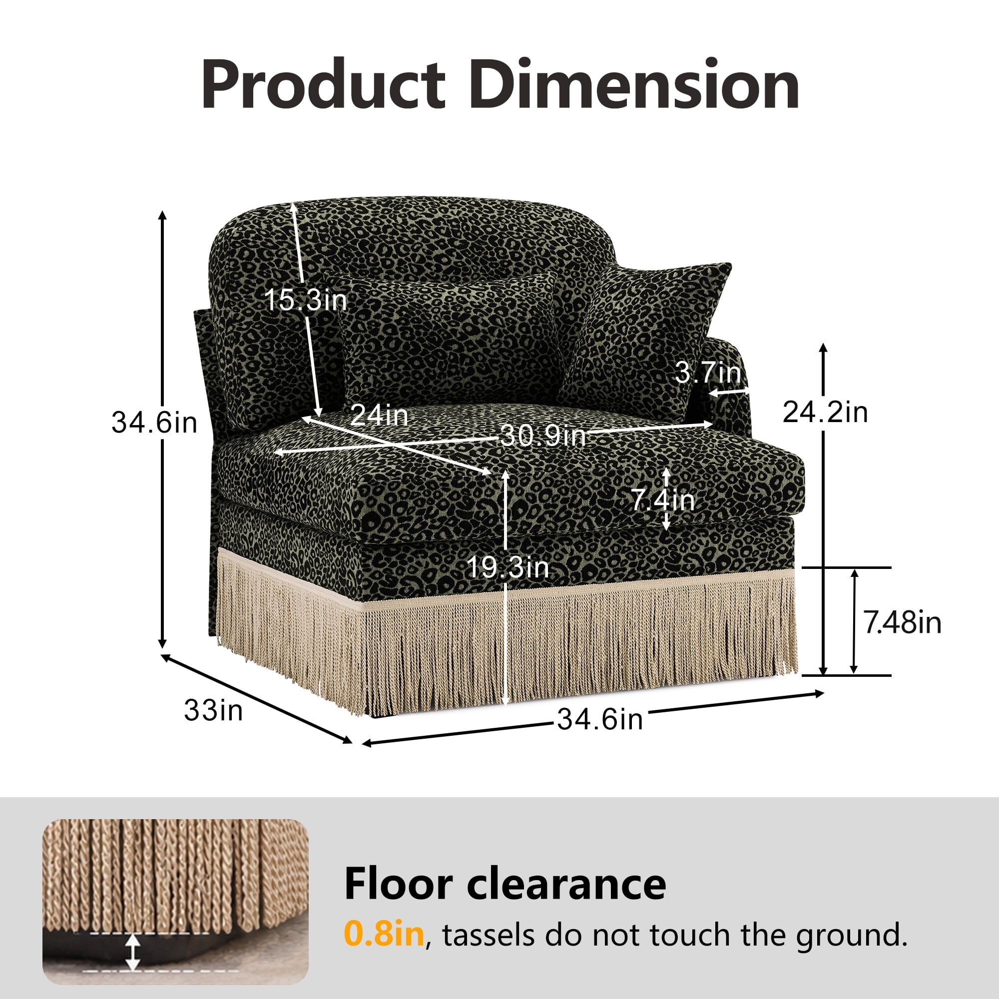 Modular Sectional Sofa Right Arm Chair Module