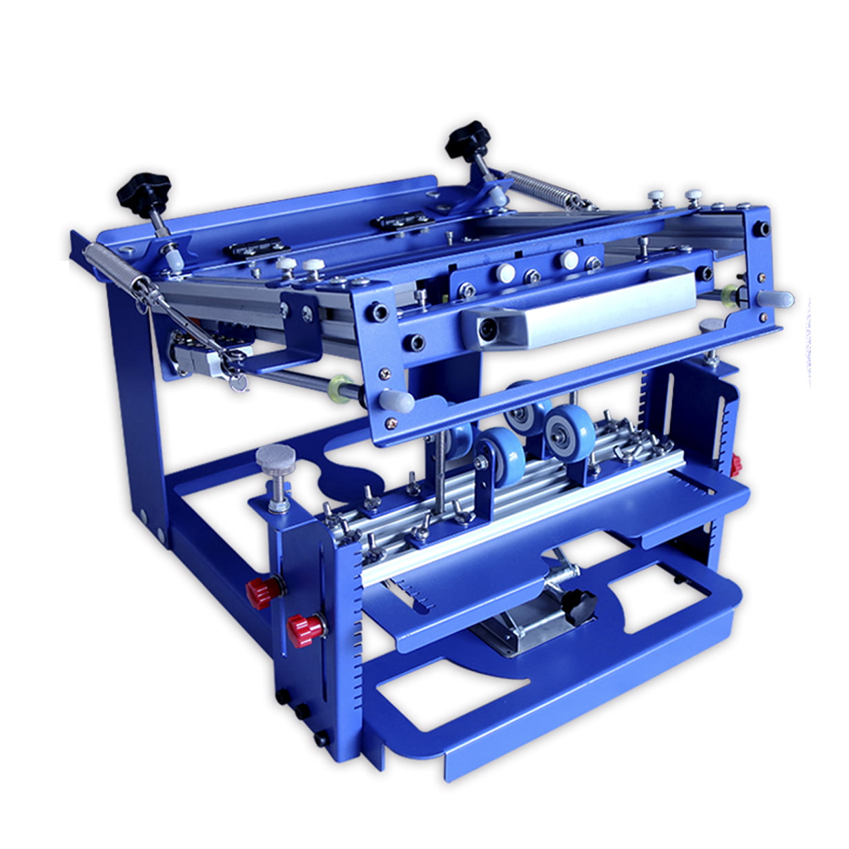 Manual screen cylinder printing machine for bottle/cup/pen surface curve press 