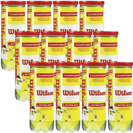 Wilson Championship Tennis Balls - Wilson Championship Extra-Duty Tennis Balls (12 cans, 36 balls)