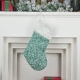 thumbnail image 2 of hulanddfd Christmas Stockings, Non-Woven Christmas Tree Ornaments Xmas Fireplace Hanging Stockings Decoration for Xmas Party Fireplace Family Hanging Stocking Decoration Mint Green, 2 of 5