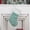 Mint Green, variant on Soft Sequin Stocking - Mint Green polyester gift socks display seasonal tones. The print gives winter cheer for Tree, Hall, and Shelf Decor