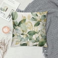 thumbnail image 2 of Shiartex  Eucalyptus Leaf Pillow Covers Watercolor Pillow Sage Green Leaf Pillow Covers Gold Leaves Modern Throw Pillows Cover Decor Gifts for Bed Couch Sofa Living Room, 2 of 5