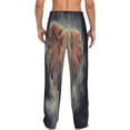 thumbnail image 3 of Daiia Elephant in Smoke Men's Sleep Pant with Pockets and Drawstring,Pajama Pants-X-Large, 3 of 9