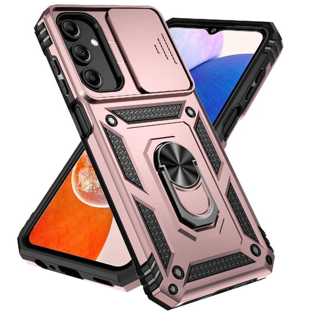 Estuche GANGXUN para Samsung Galaxy A15, soporte giratorio 360°, estilo mecánico y magnético