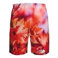 thumbnail image 6 of Kdxio Autumn Maple Leaves Pattern Mens Casual Shorts - Drawstring Summer Beach Sports Shorts for Men, 6 of 9
