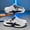 t1-0616-White, variant on Men's Breathable and Comfortable Summer Clogs, Retro Style Platform Sneakers Summer Slippers Slip On