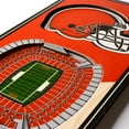 thumbnail image 3 of Cleveland Browns 6'' x 19'' 3D StadiumView Banner, 3 of 7