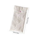 thumbnail image 3 of WeDecorBay Cute Bow Eyeglasses Bag Portable Storage Pouch Lightweight Compact Design Heart Closure Multi-use Organizer for Stationery Travel School Activities White,Free Size, 3 of 6