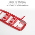 thumbnail image 4 of CheroCar Window Lift Switch Trim for Dodge Charger Durango 2011-2019 & Dodge RAM 2010-2017,Red, 4 of 7
